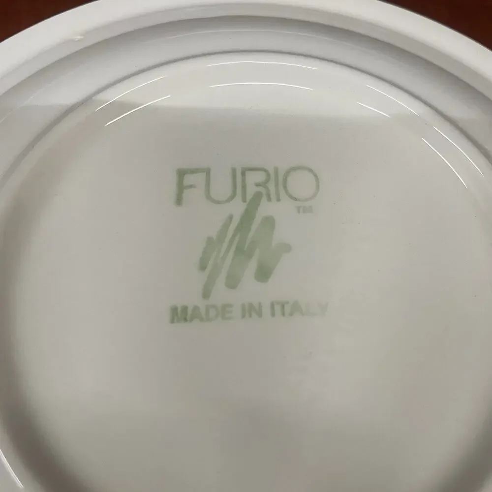 Furio Christmas Tree Salad Plates 8